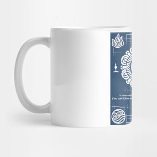 White Lotus Wisdom Artwork Mug